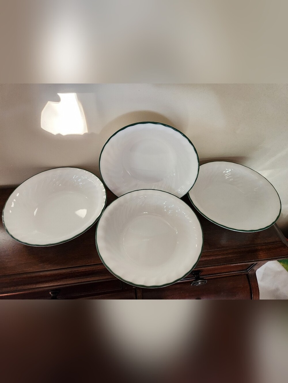 Corelle Callaway 7" soup/cereal bowls Set of 4